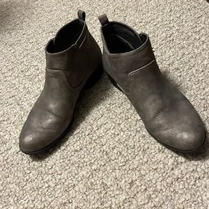 Womens Booties Block Heel